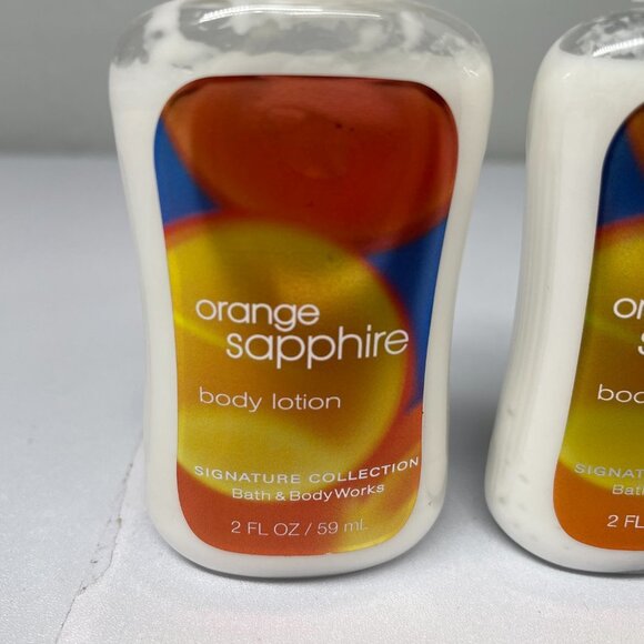 Bath & Body Works Orange Sapphire Body Lotion Travel 2 oz Signature Discontinued - Picture 2 of 4